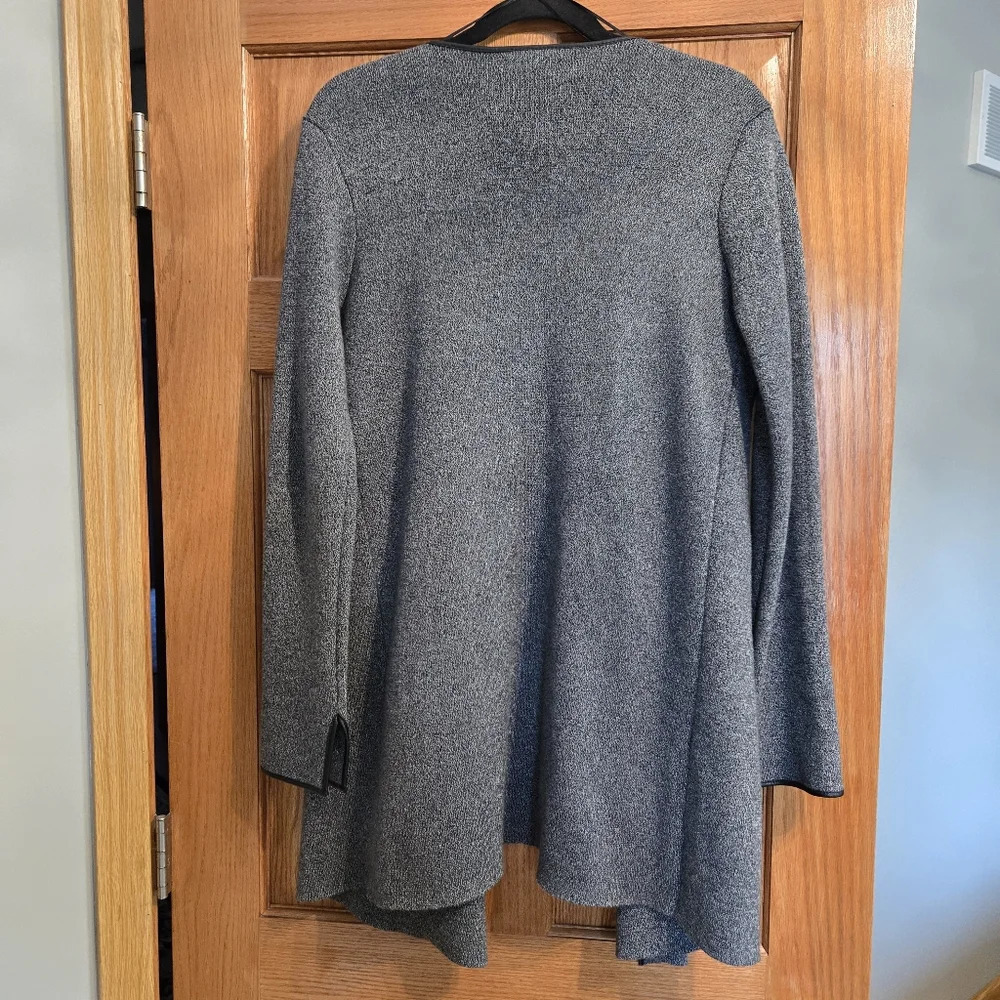 Zara Drape Front Cardigan Knit Sweater size Medium - Picture 2 of 9